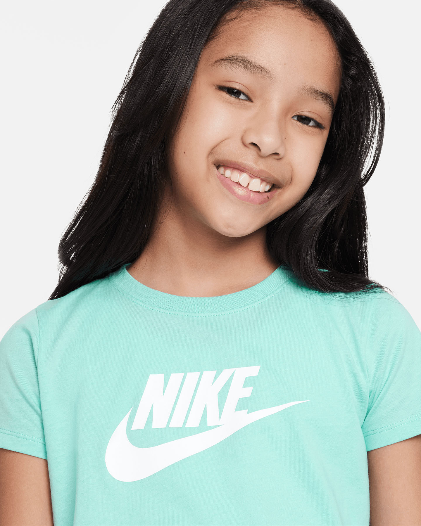 T-shirt NIKE FUTURA CROP JR - Verde - 4 | Cisalfa Sport