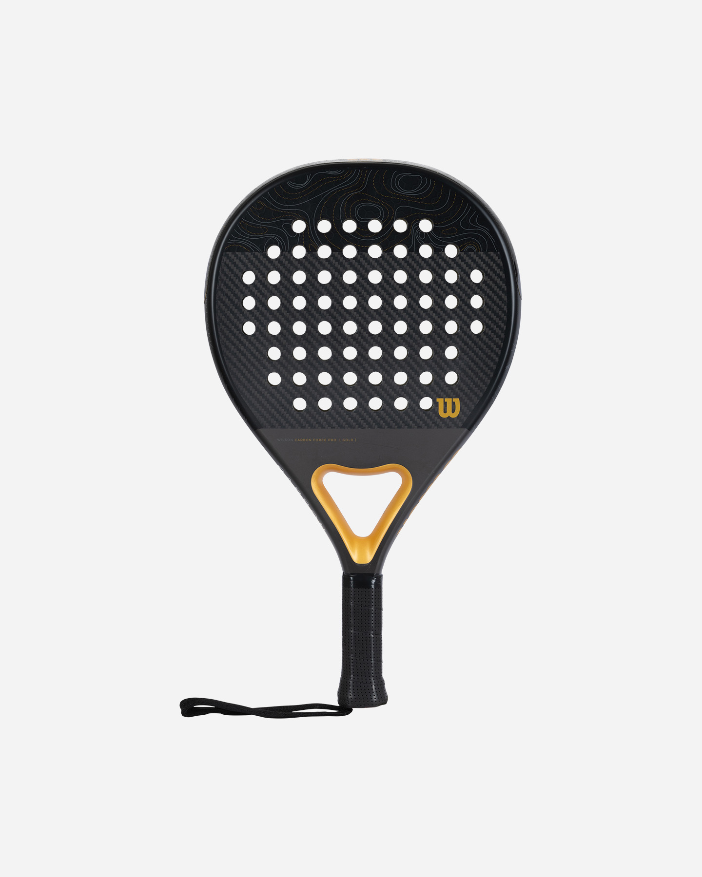 Racchetta padel performance WILSON CARBON FORCE PRO GOLD PADEL  - Nero - 0 | Cisalfa Sport