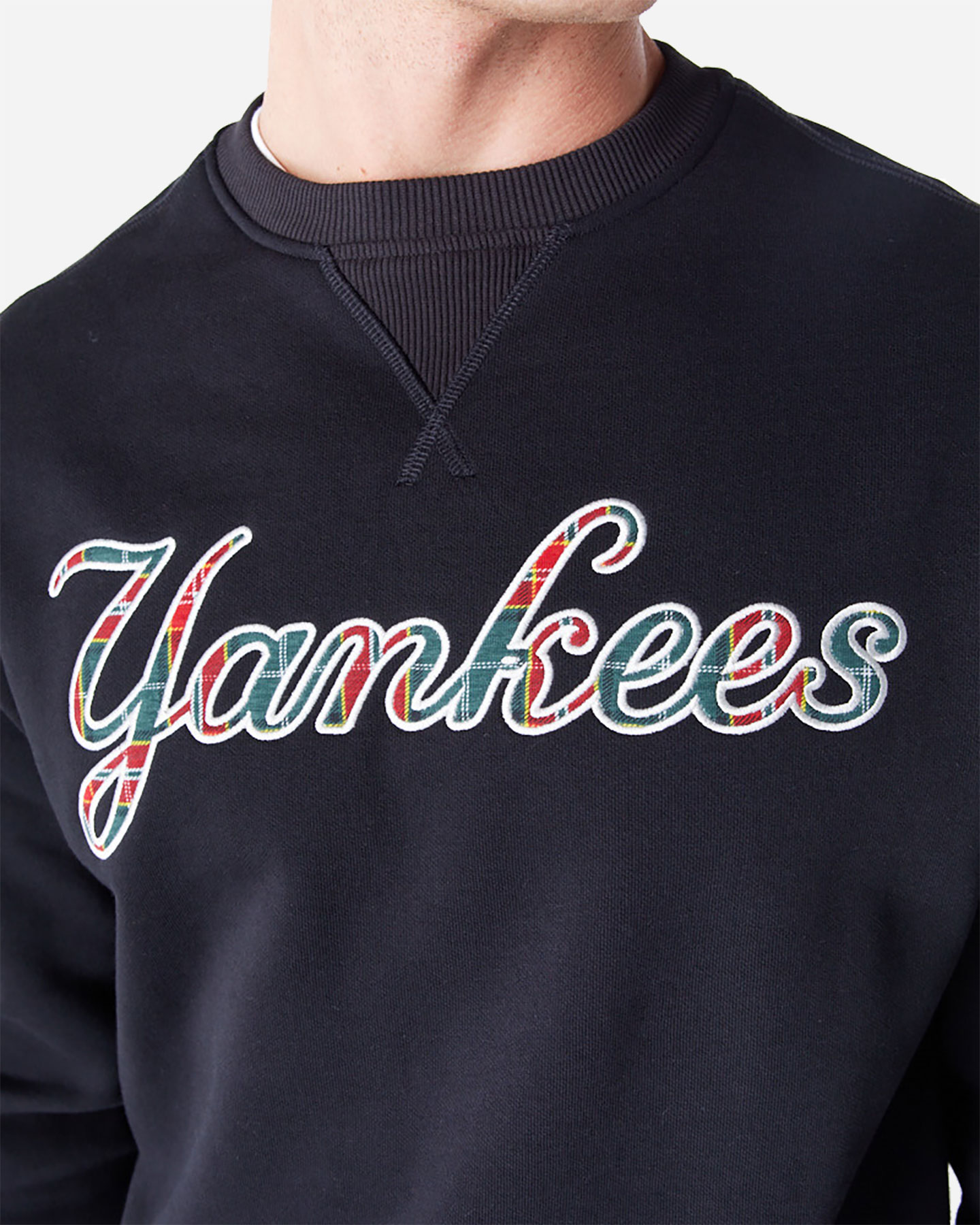 Felpa NEW ERA FLC MLB TARTAN INFILL LA DODG MARRONE M - Nero - 3 | Cisalfa Sport