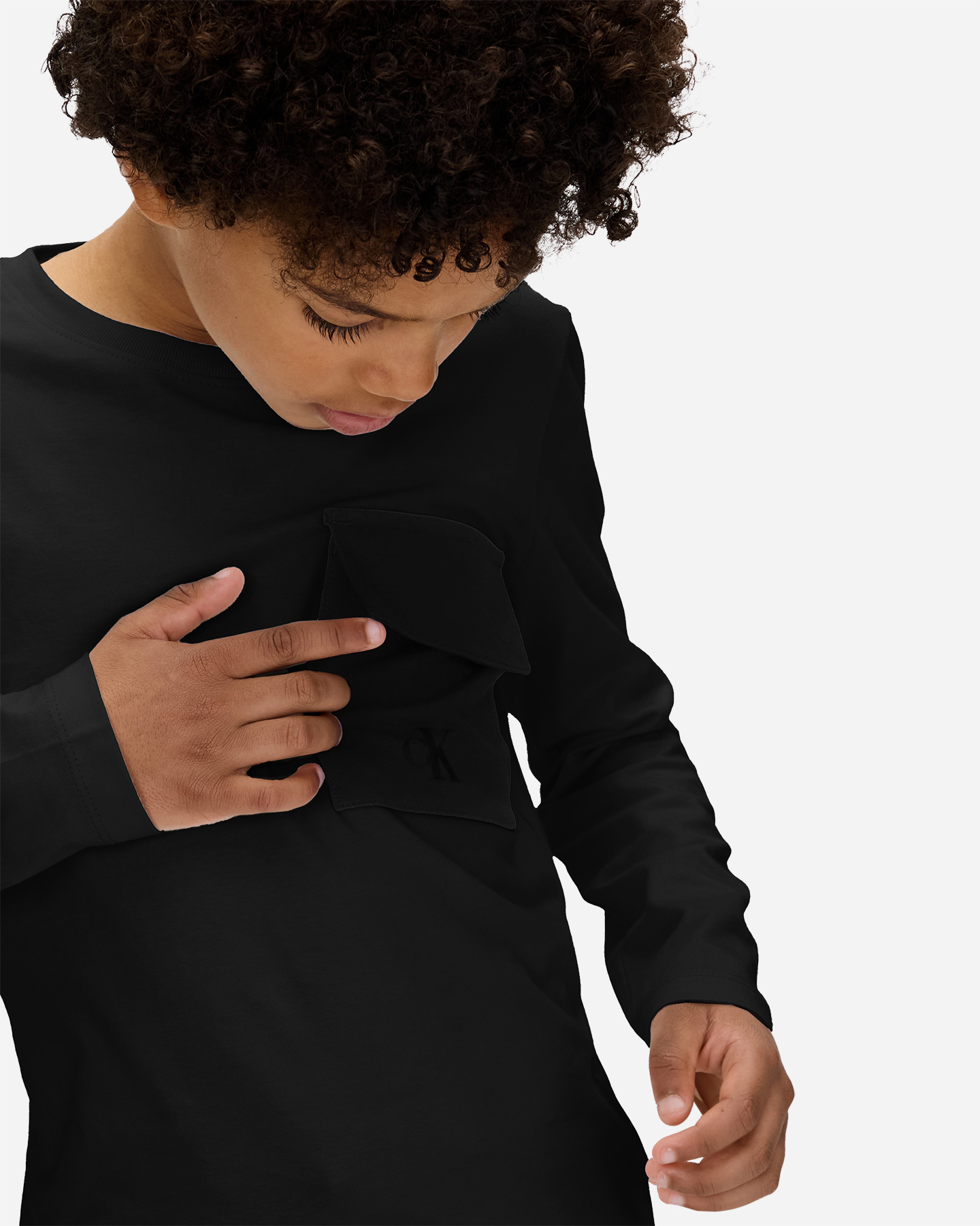 T-shirt CALVIN KLEIN JEANS BASIC JR - Nero - 5 | Cisalfa Sport