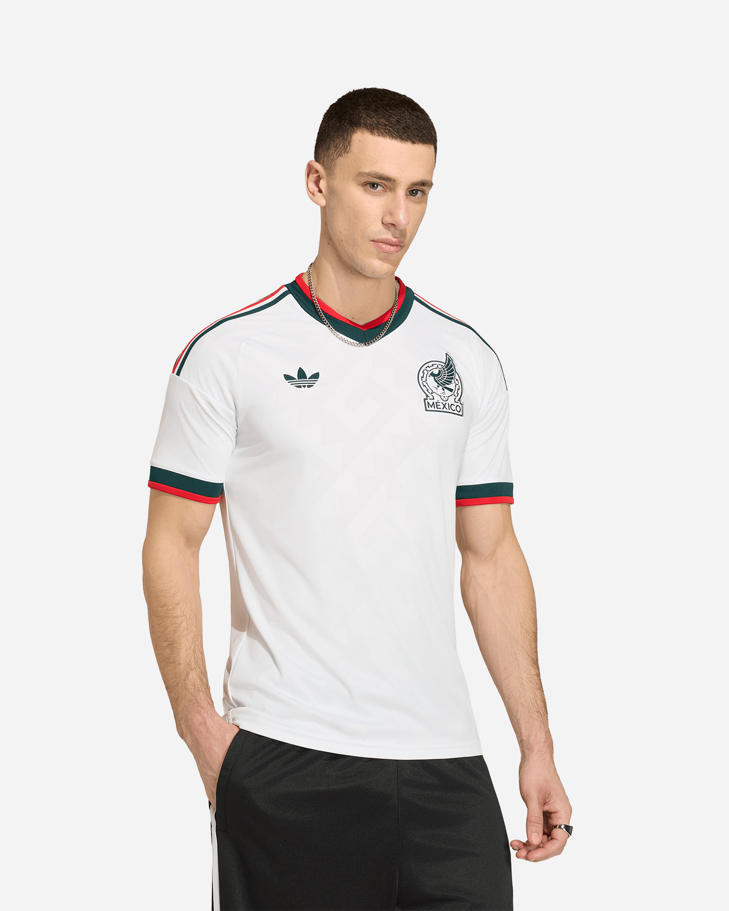 Maglia calcio ufficiale ADIDAS MESSICO 26 AWAY M - Bianco - 3 | Cisalfa Sport