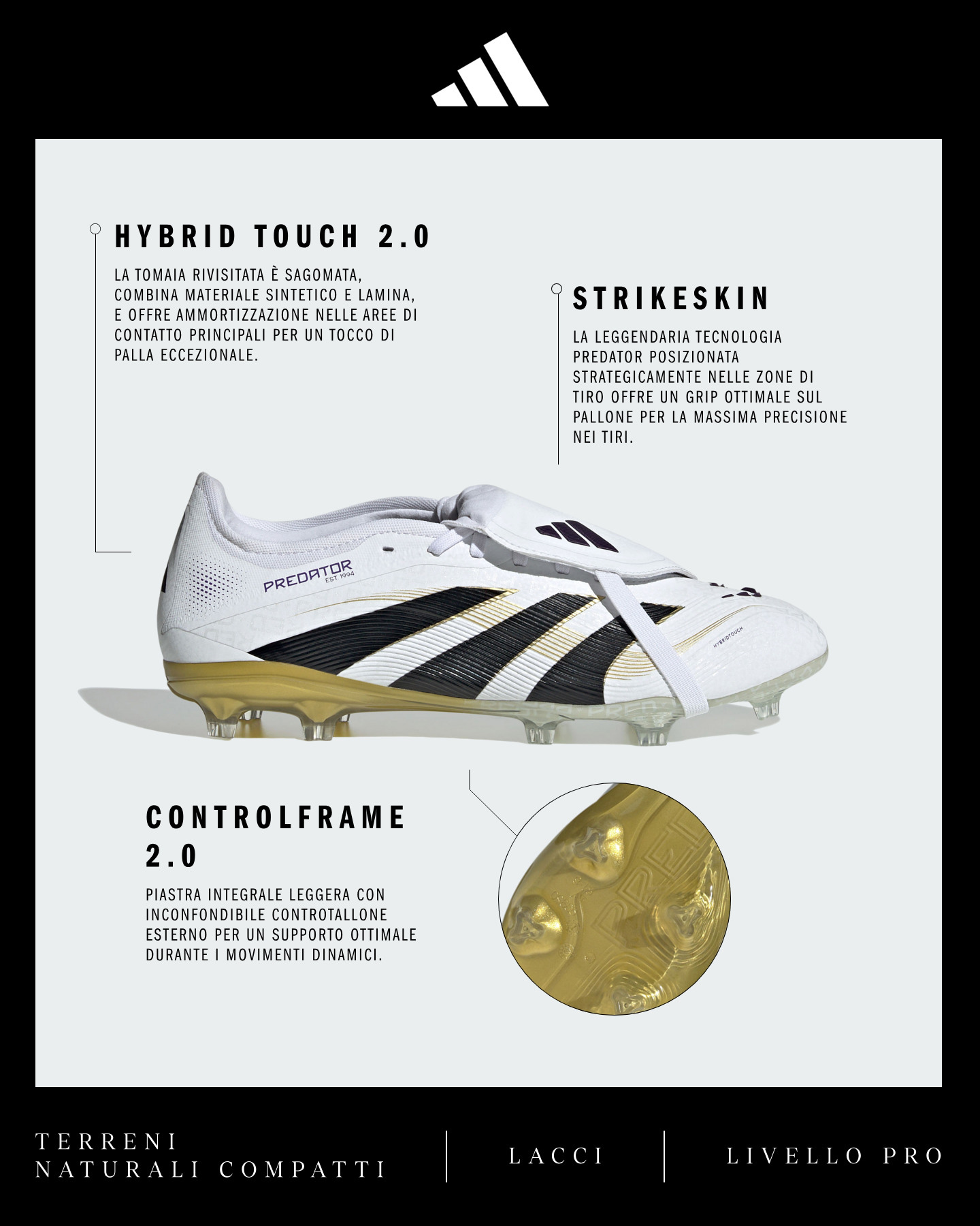 Scarpe calcio ADIDAS PREDATOR PRO FT FG M - Color mix - 1 | Cisalfa Sport