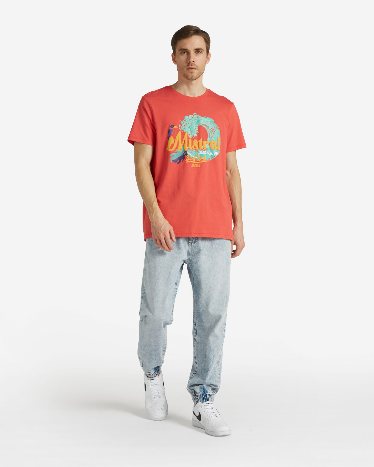 T-shirt MISTRAL SAND SEA SUN M - Rosso - 1 | Cisalfa Sport