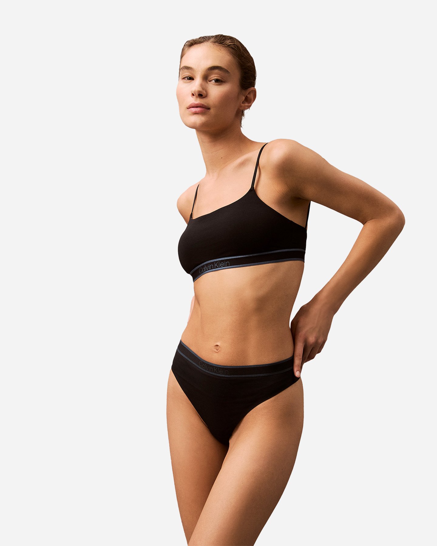 Intimo CALVIN KLEIN UNDERWEAR SLIP THONG W - Nero - 0 | Cisalfa Sport