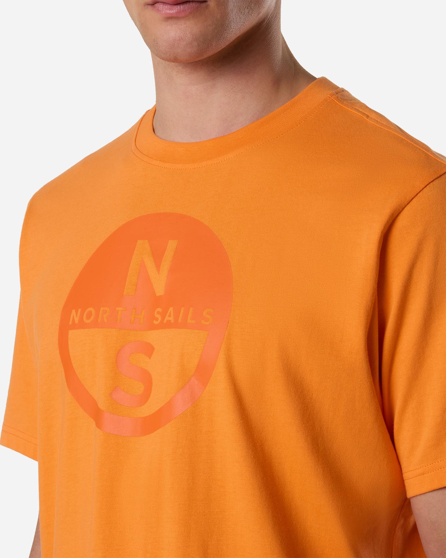 T-shirt NORTH SAILS LOGO BOLLO M - Arancione - 4 | Cisalfa Sport