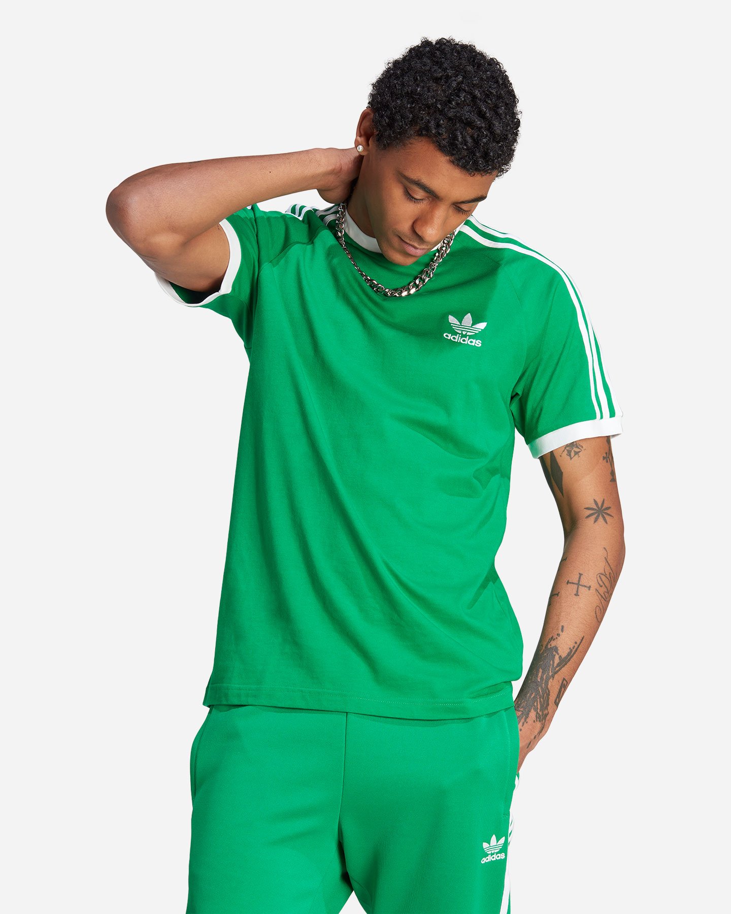 T-shirt ADIDAS 3STRIPES M - Verde - 1 | Cisalfa Sport