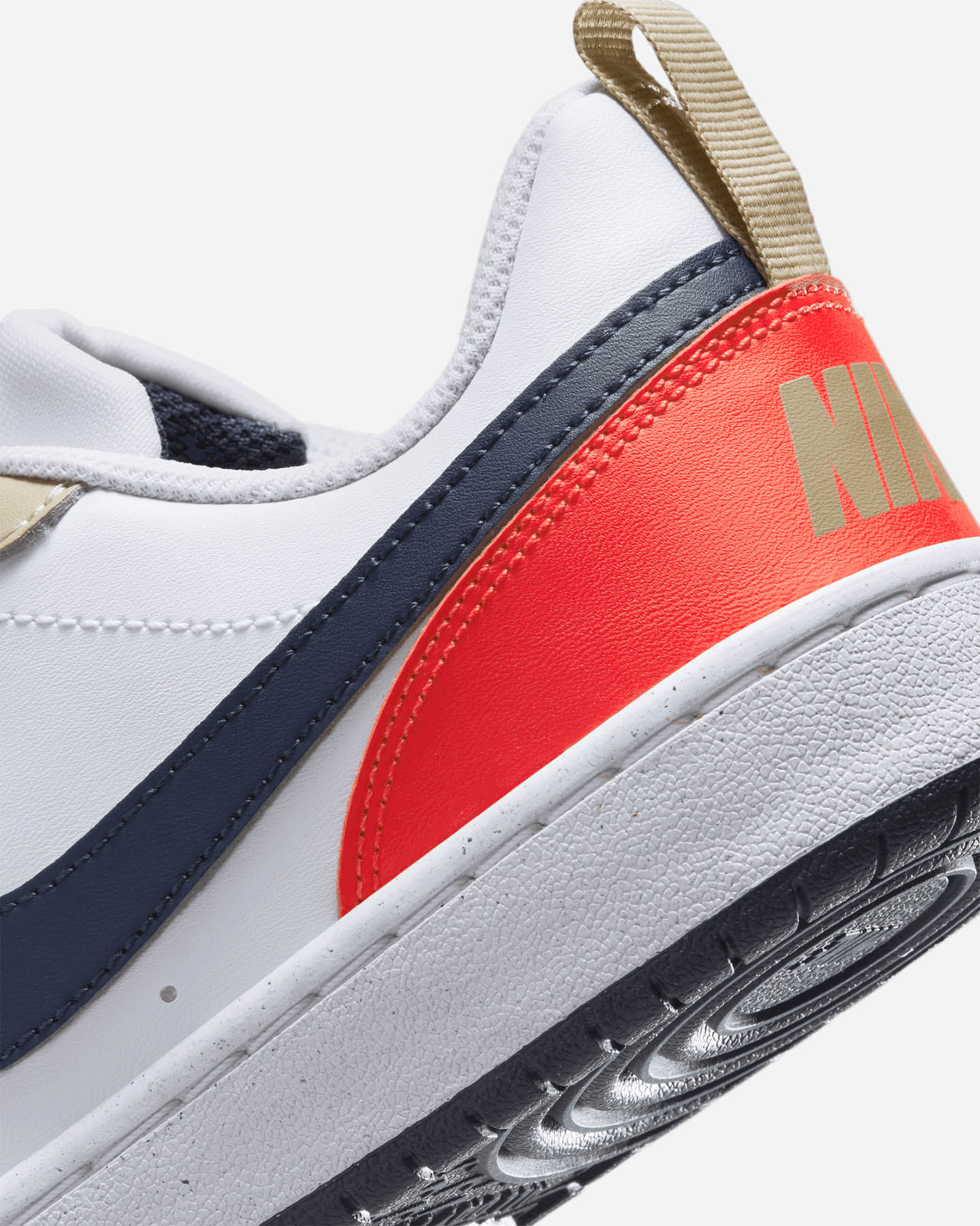 Scarpe sneakers NIKE COURT BOROUGH LOW RECRAFT GS JR - Bianco - 5 | Cisalfa Sport