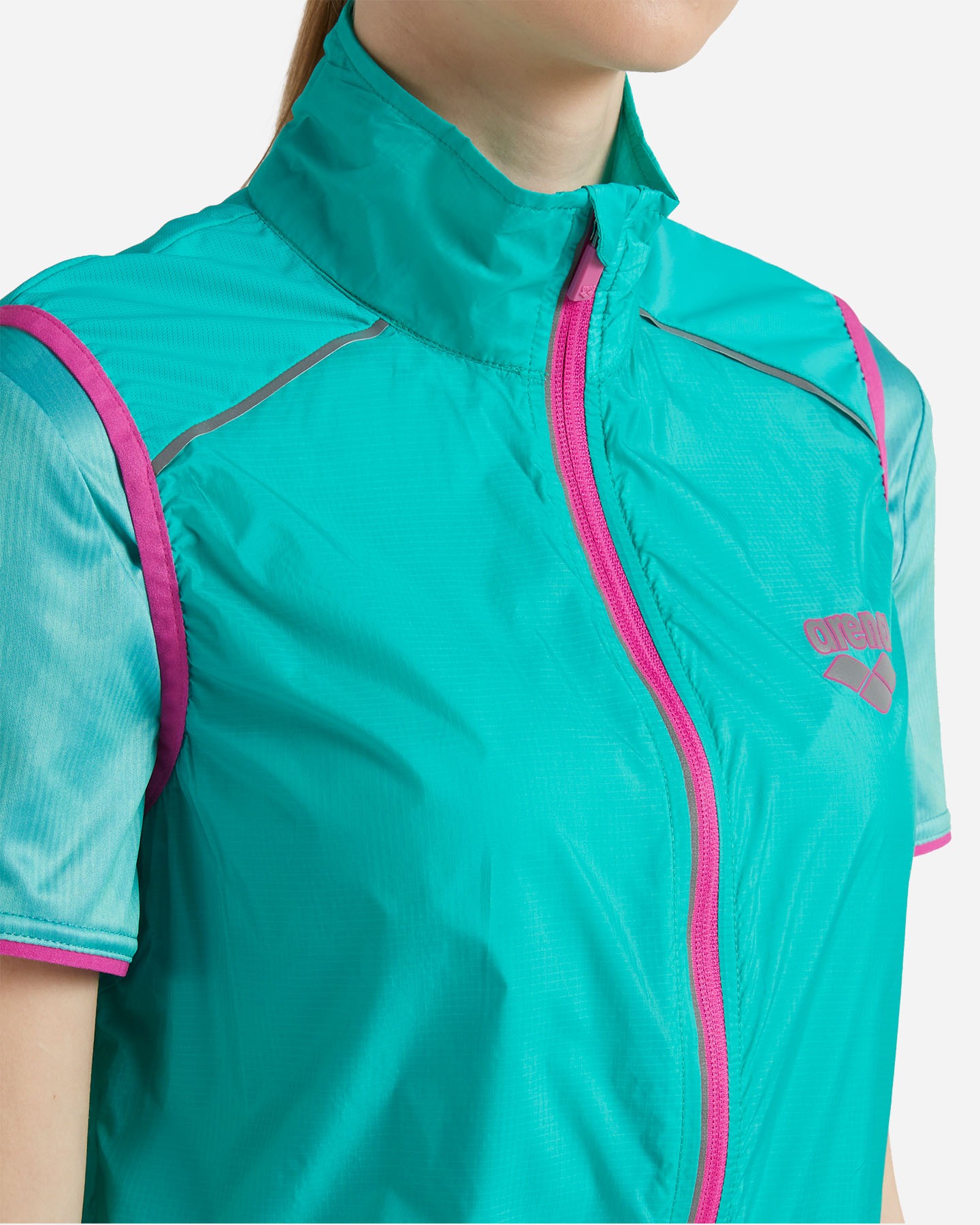 Giacca running ARENA ATHLETIC RUN W - Verde - 4 | Cisalfa Sport