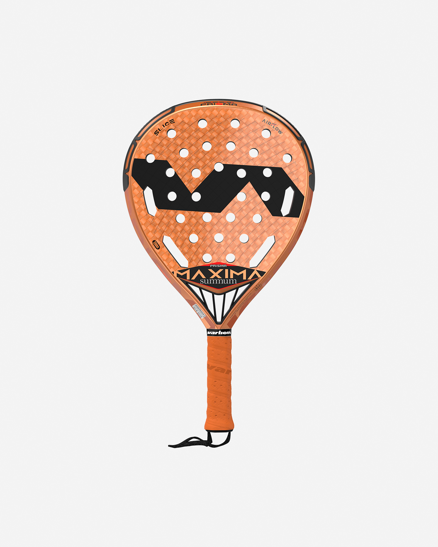 Racchetta padel performance VARLION MAXIMA PRISMA AIRFLOW W - Arancione - 0 | Cisalfa Sport