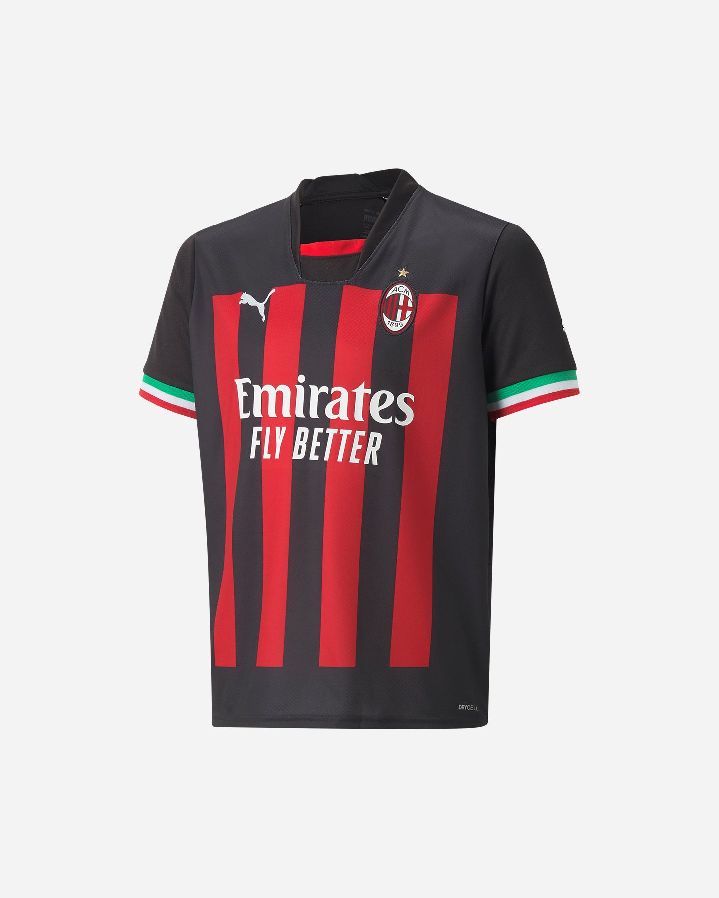 Maglia calcio ufficiale PUMA MILAN HOME 22-23 JR - Nero - 0 | Cisalfa Sport