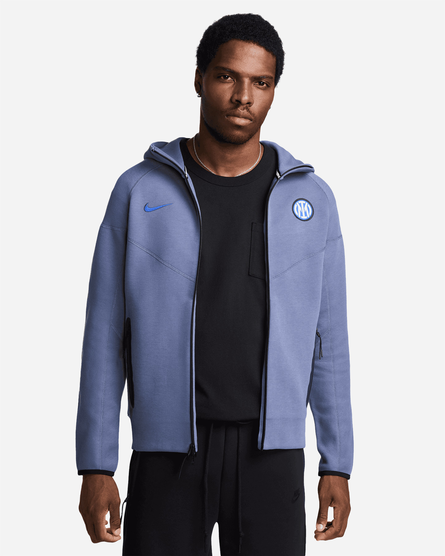 Abbigliamento calcio ufficiale NIKE INTER TECH FLEECE 24-25 M - Color mix - 0 | Cisalfa Sport
