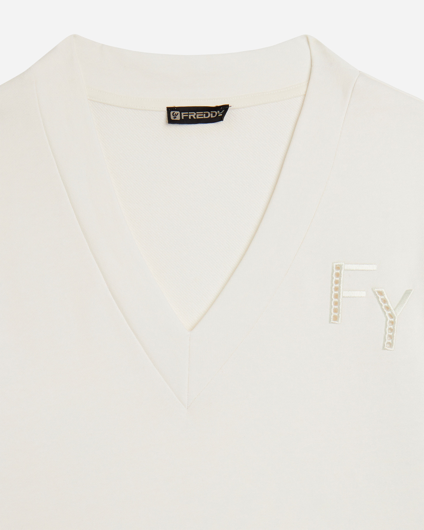 Felpa FREDDY INSERT W - Bianco - 4 | Cisalfa Sport