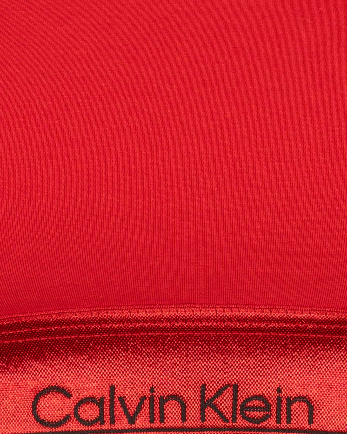 Intimo CALVIN KLEIN UNDERWEAR BRALETTE UNLINED W - Rosso - 2 | Cisalfa Sport