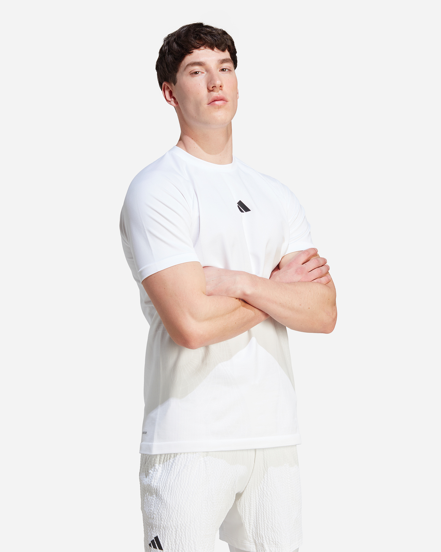 T-shirt tennis ADIDAS SEAML TEE PRO M - Bianco - 2 | Cisalfa Sport