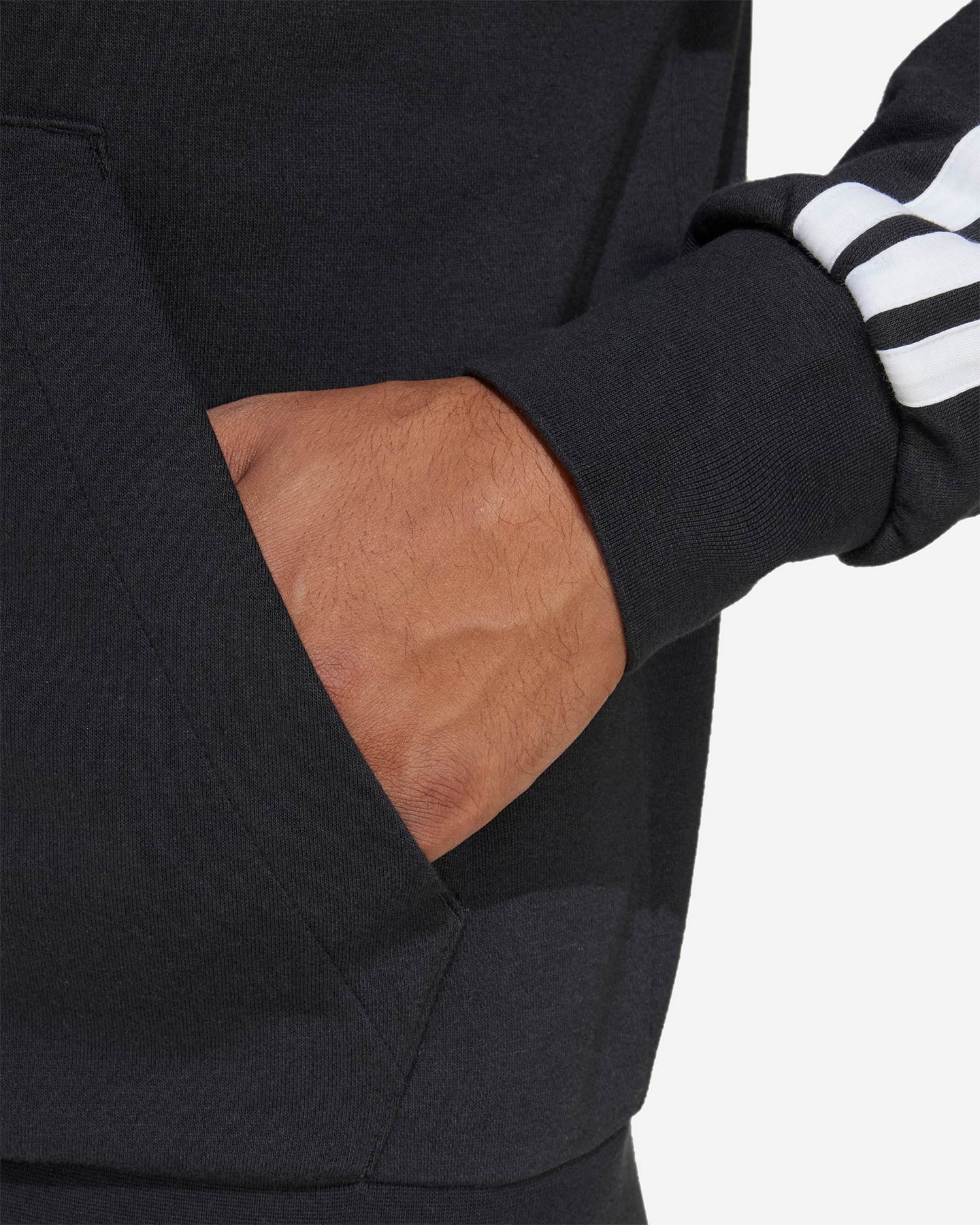 Felpa ADIDAS 3 STRIPES M - Grigio - 5 | Cisalfa Sport