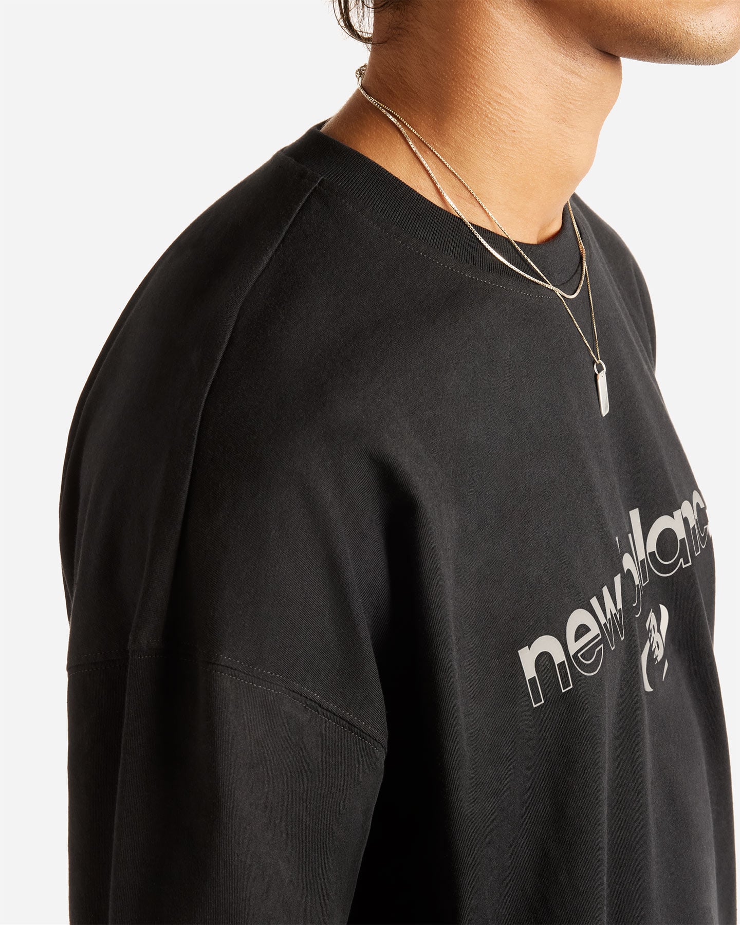 T-shirt NEW BALANCE TRACKSIDE M - Nero - 4 | Cisalfa Sport