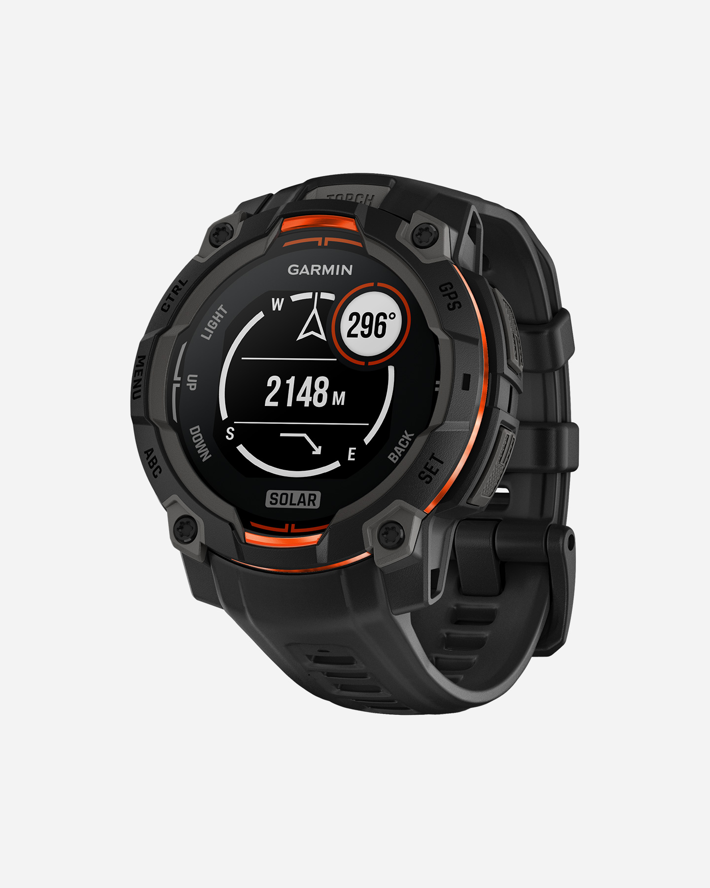 Orologio multifunzione GARMIN INSTINCT 3 45MM SOLAR  - Nero - 3 | Cisalfa Sport