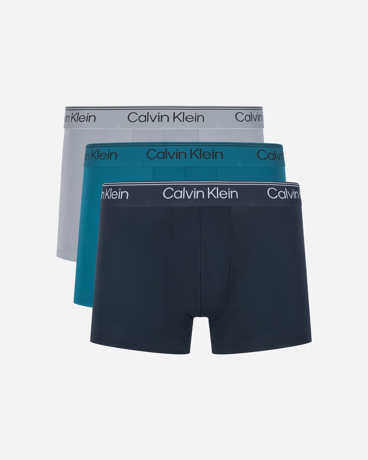 Boxer intimo CALVIN KLEIN UNDERWEAR 3PACK BOXER TRUNK LOW RISE M - Verde - 0 | Cisalfa Sport