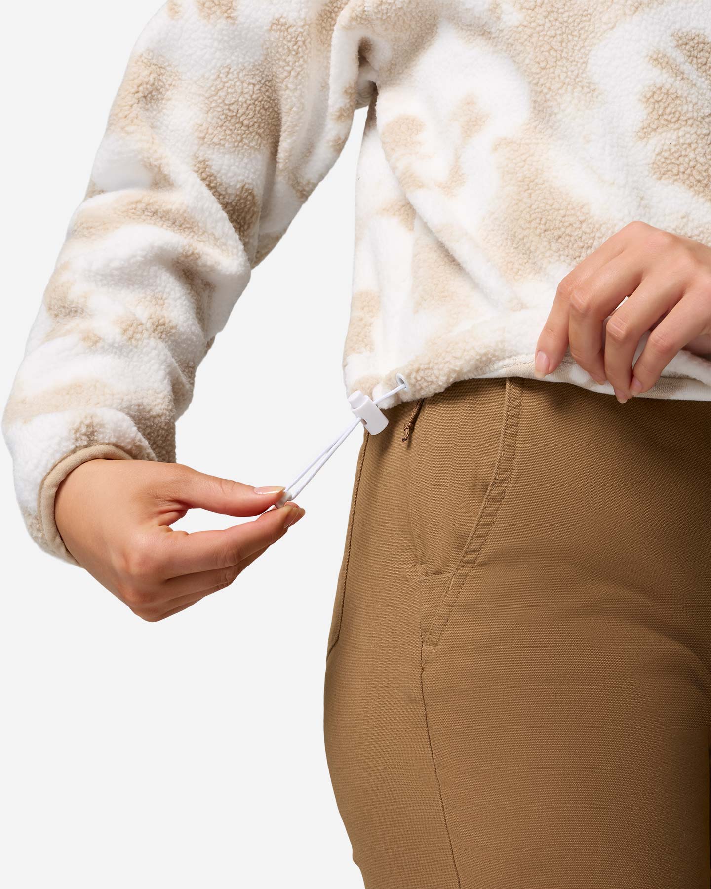 Pile COLUMBIA HELVETIA II PRINTED W - Bianco - 4 | Cisalfa Sport