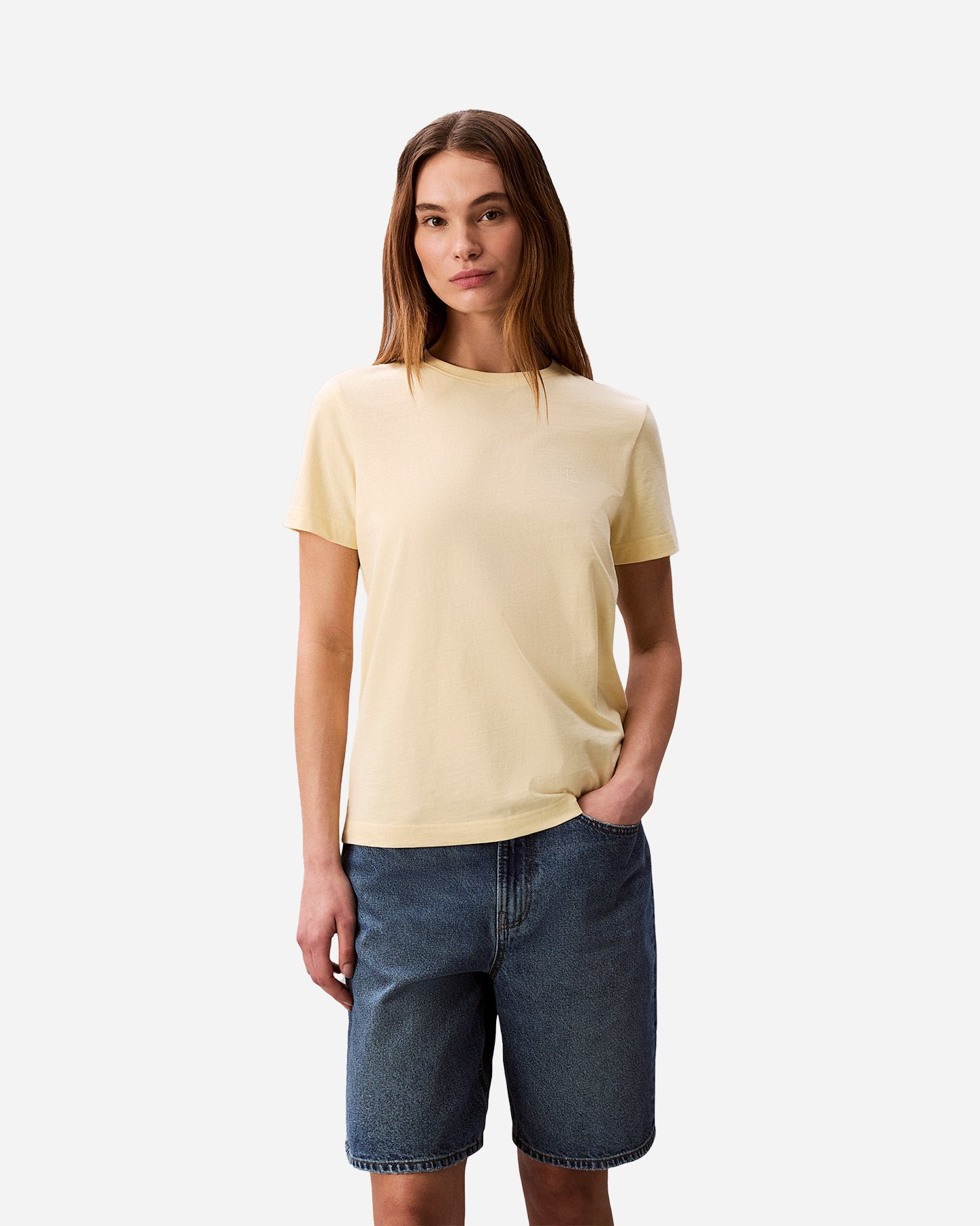 T-shirt CALVIN KLEIN JEANS MONOGRAM W - Giallo - 1 | Cisalfa Sport