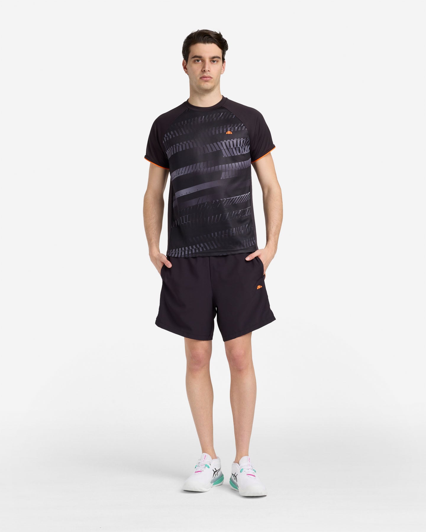 T-shirt tennis ELLESSE BOUNCE M - Nero - 4 | Cisalfa Sport