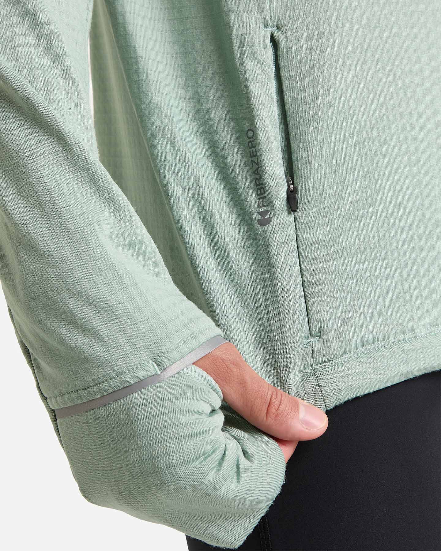 Maglia running DIADORA WINTER PROTECTION M - Verde - 5 | Cisalfa Sport