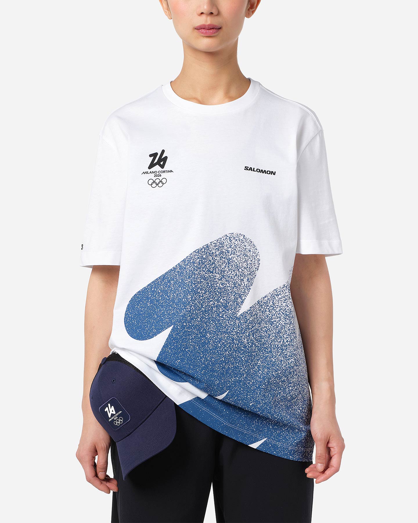 T-shirt SALOMON MILANO CORTINA 2026 OLYMPIC GRAPHIC M - Bianco - 4 | Cisalfa Sport
