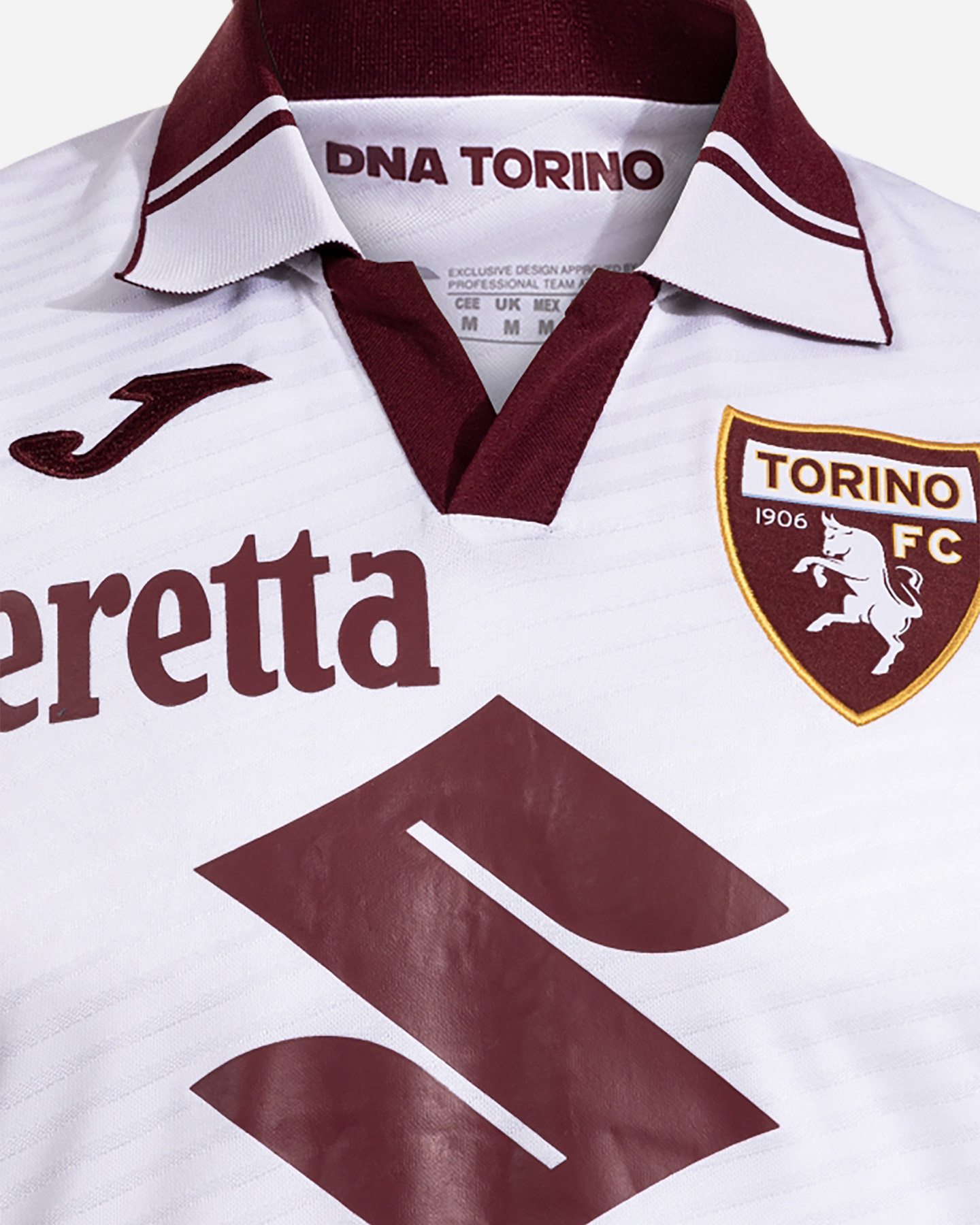 Maglia calcio ufficiale JOMA TORINO AWAY 24-25 JR - Color mix - 3 | Cisalfa Sport