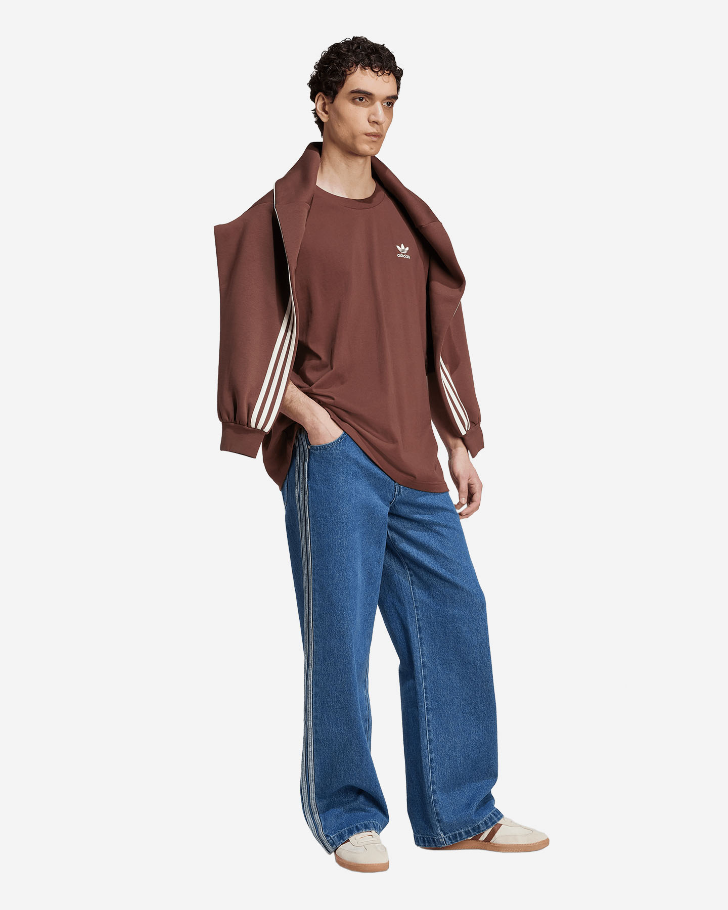 T-shirt ADIDAS ORIGINALS OVER-SIZE M - Marrone - 3 | Cisalfa Sport