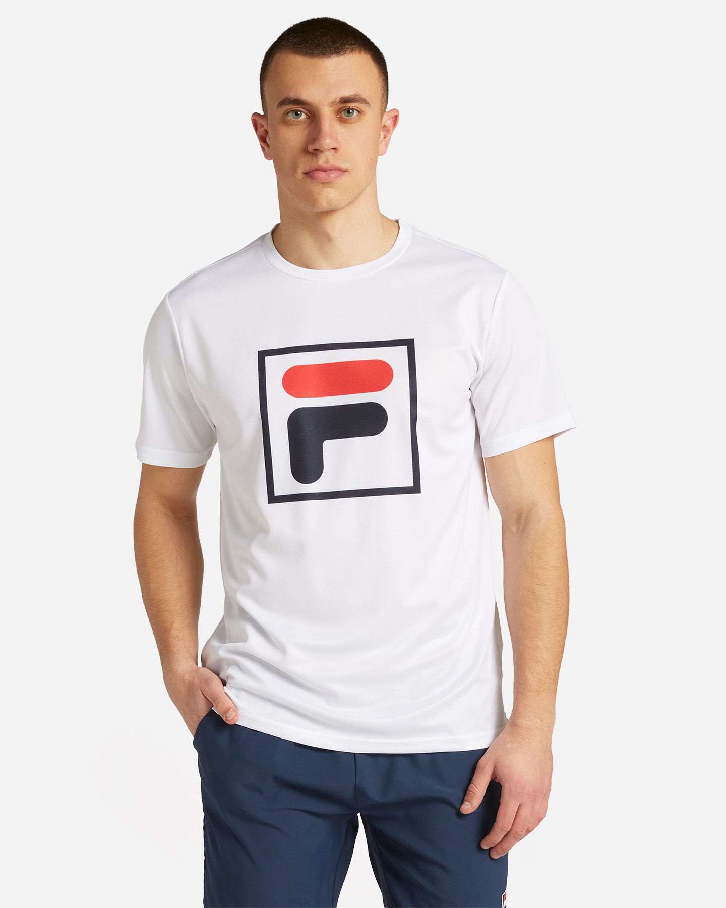 T-shirt tennis FILA BASIC F-BOX M - Bianco - 0 | Cisalfa Sport