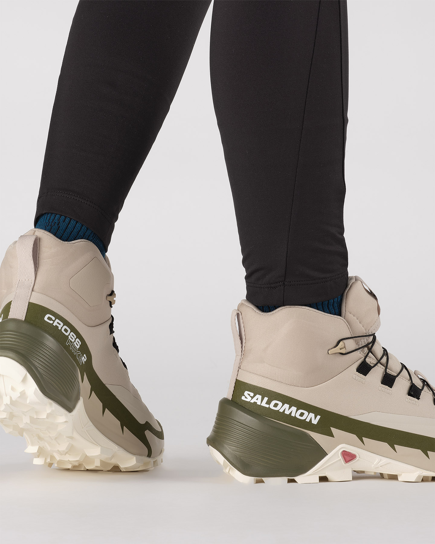 Scarpe escursionismo SALOMON CROSS HIKE 2 MID GTX W - Grigio - 5 | Cisalfa Sport