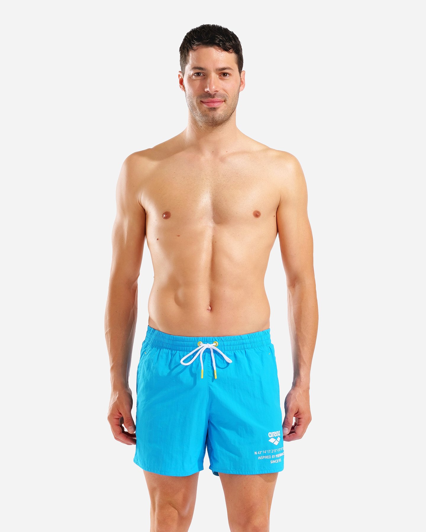 Boxer mare ARENA GRAPHIC M - Azzurro - 0 | Cisalfa Sport