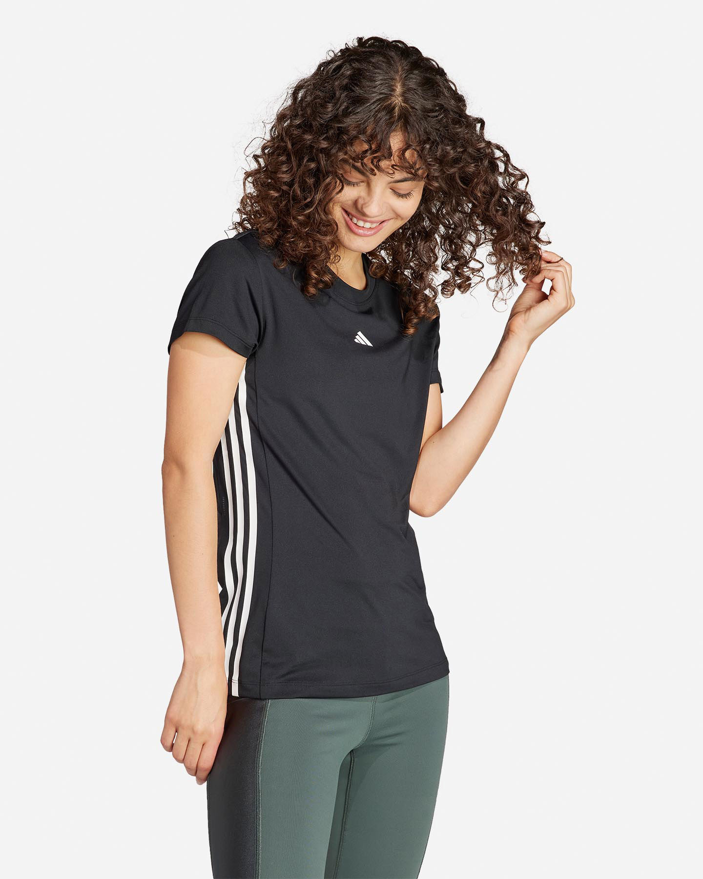 T-shirt training ADIDAS HYGLM W - Nero - 2 | Cisalfa Sport