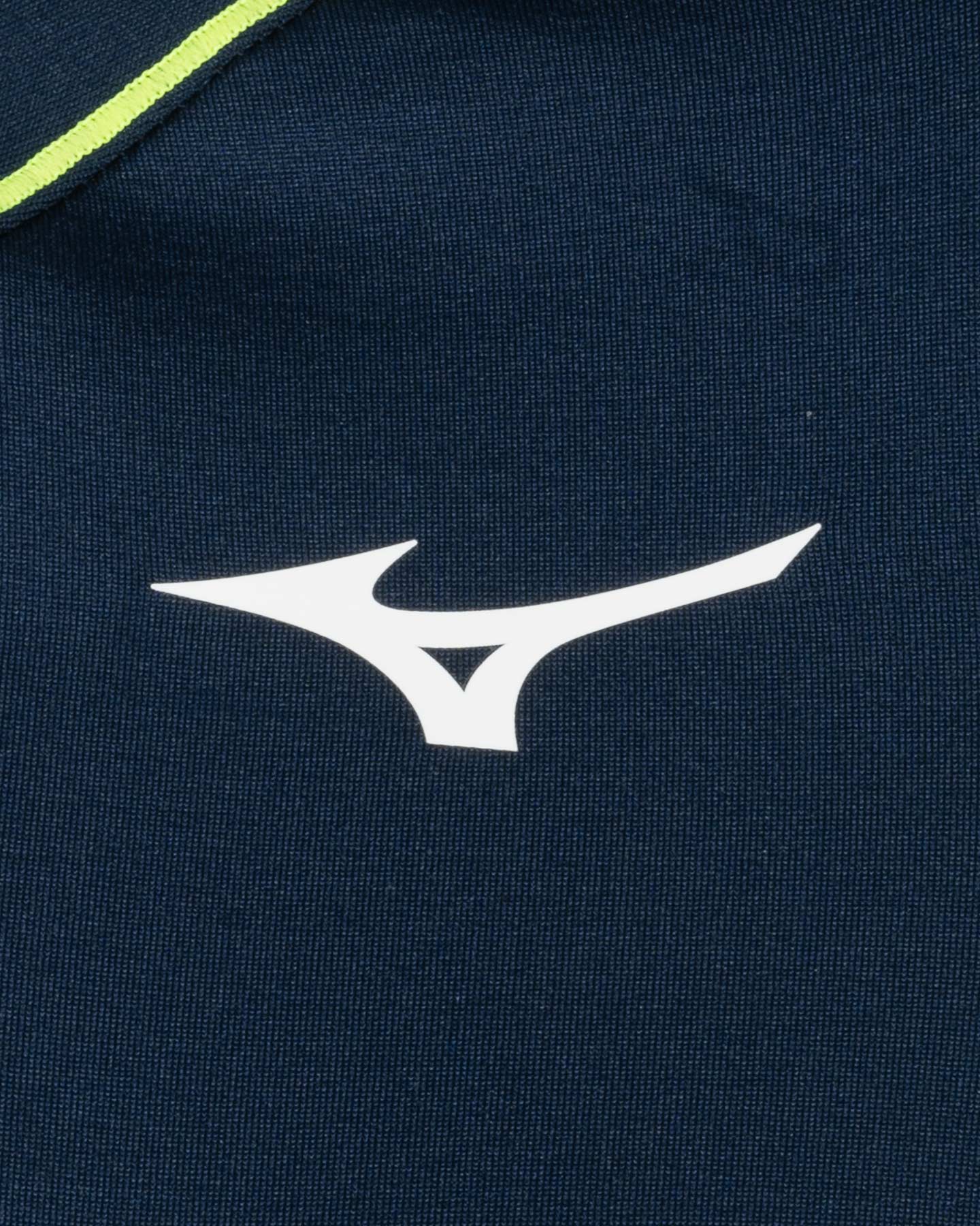 Maglia running MIZUNO PREMIUM JPN WARMER W - Blu - 2 | Cisalfa Sport