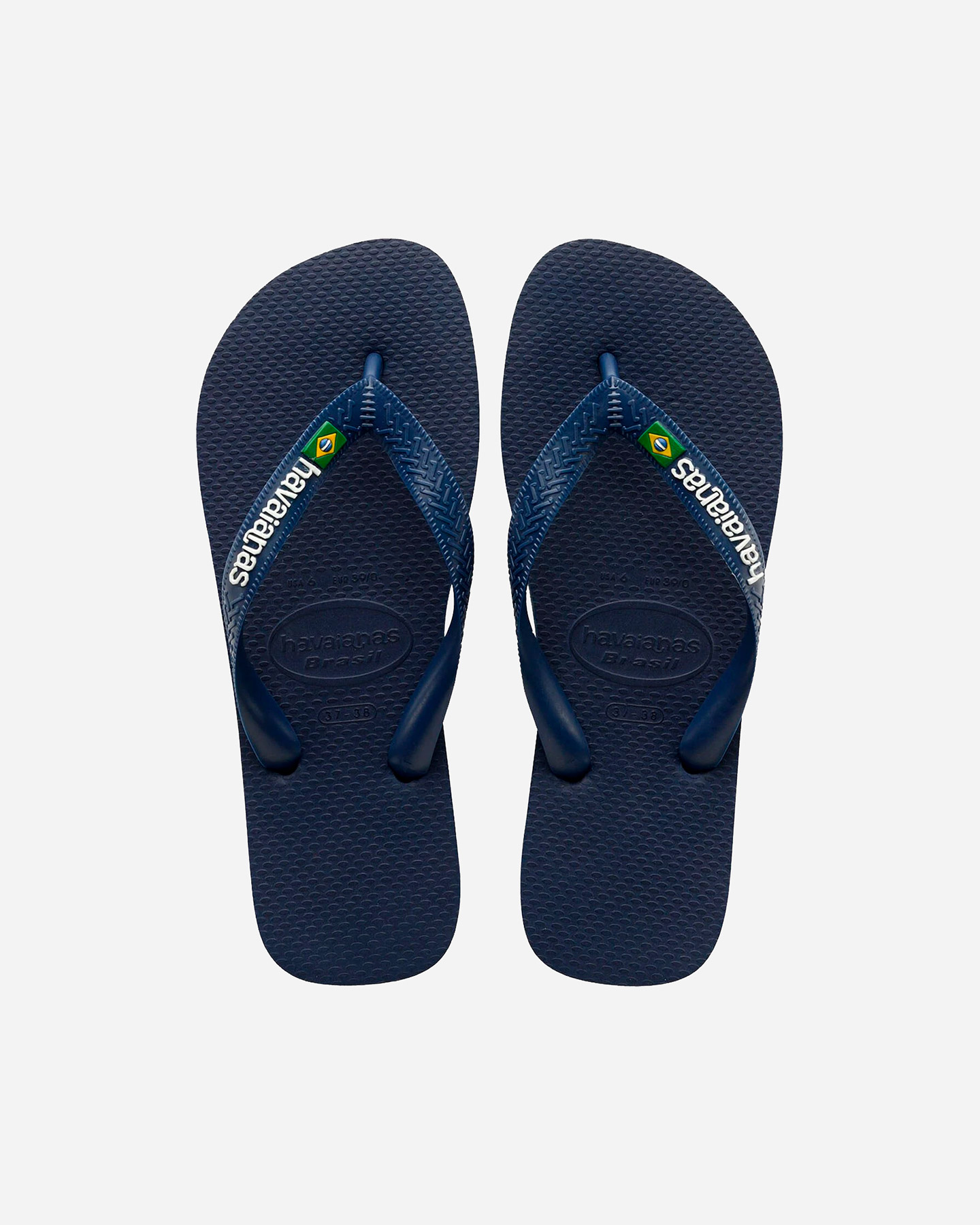 Havaianas Brasil Logo M - Infradito - Uomo - Blu Navy