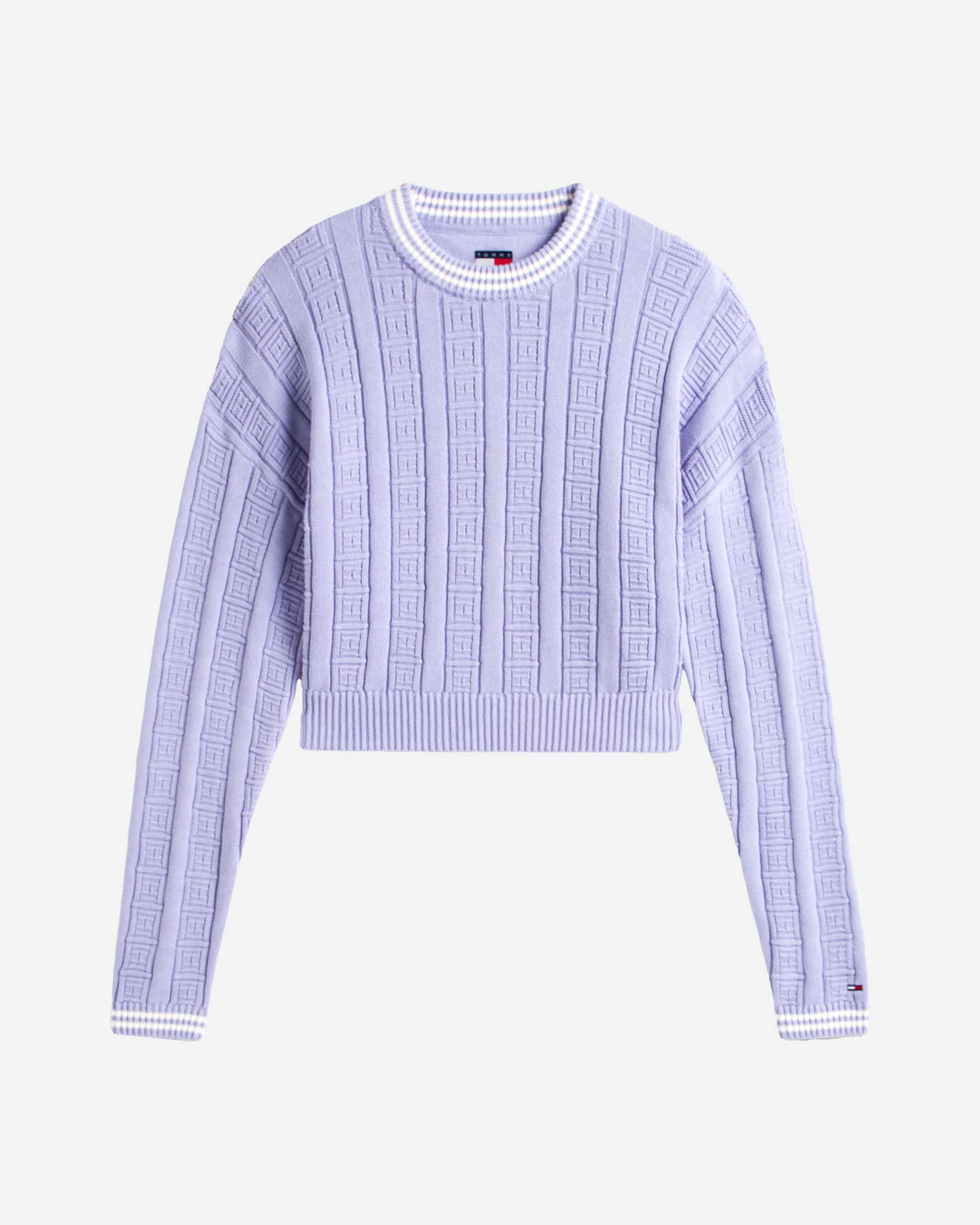 Maglione TOMMY HILFIGER BOXY FLAG W - Lilla - 0 | Cisalfa Sport