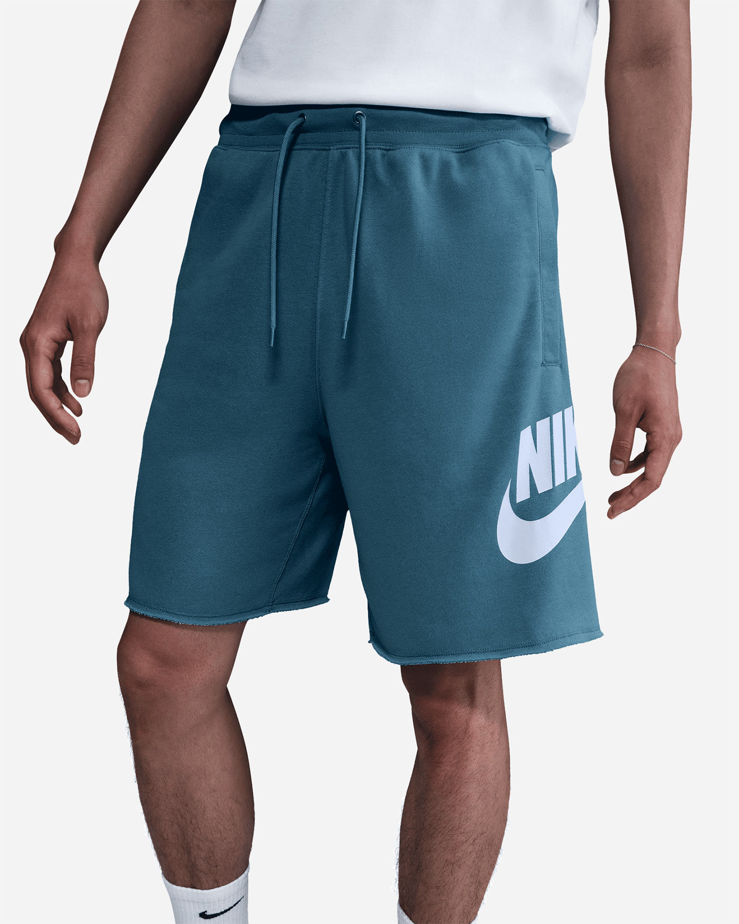Pantaloncini NIKE ALUMNI BIG LOGO M - Azzurro - 2 | Cisalfa Sport