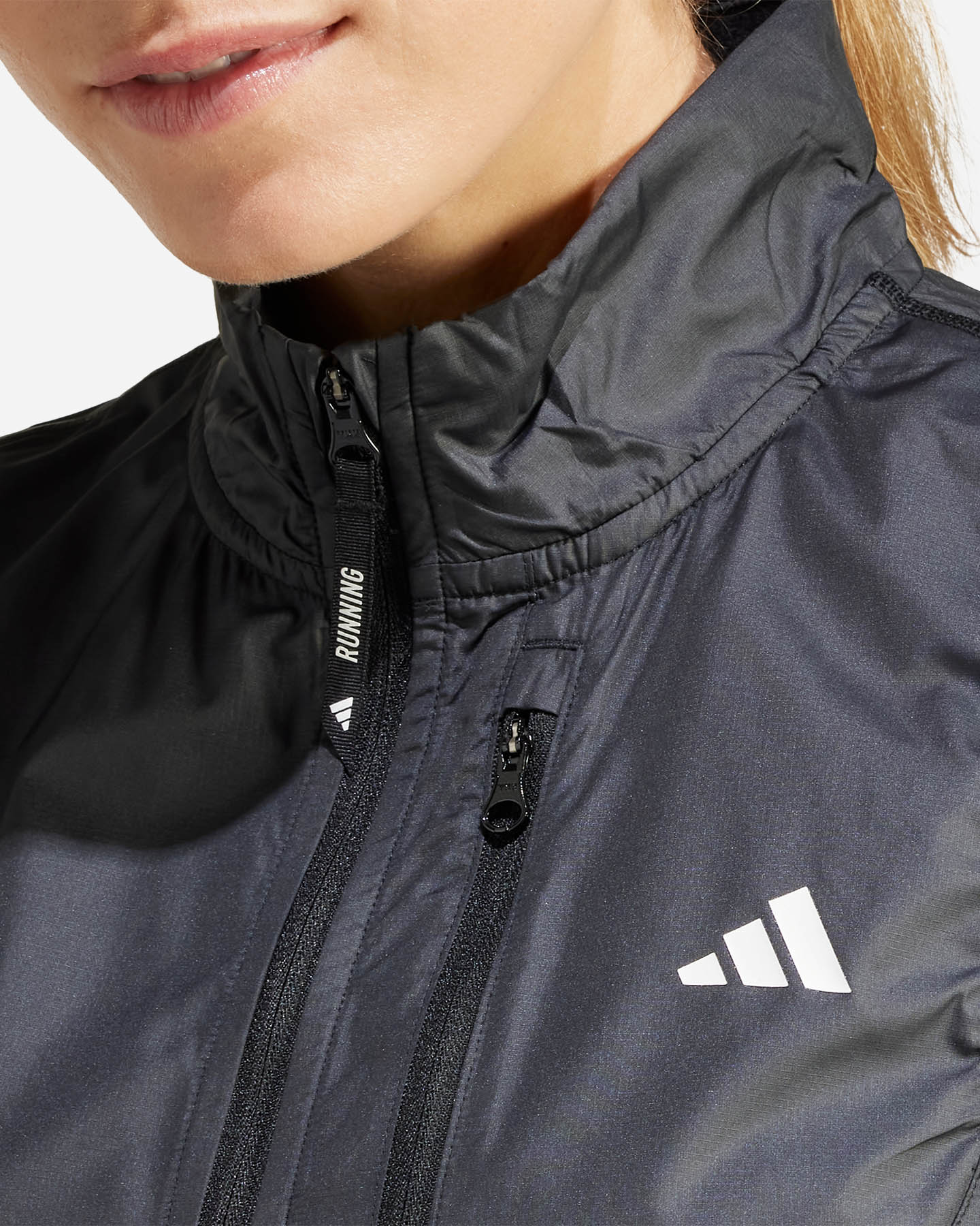 Giacca running ADIDAS VEST OTR W - Nero - 3 | Cisalfa Sport