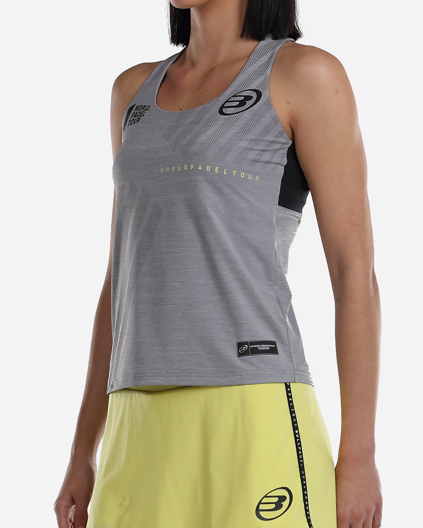 T-shirt tennis BULLPADEL LLAVE W - Grigio - 1 | Cisalfa Sport