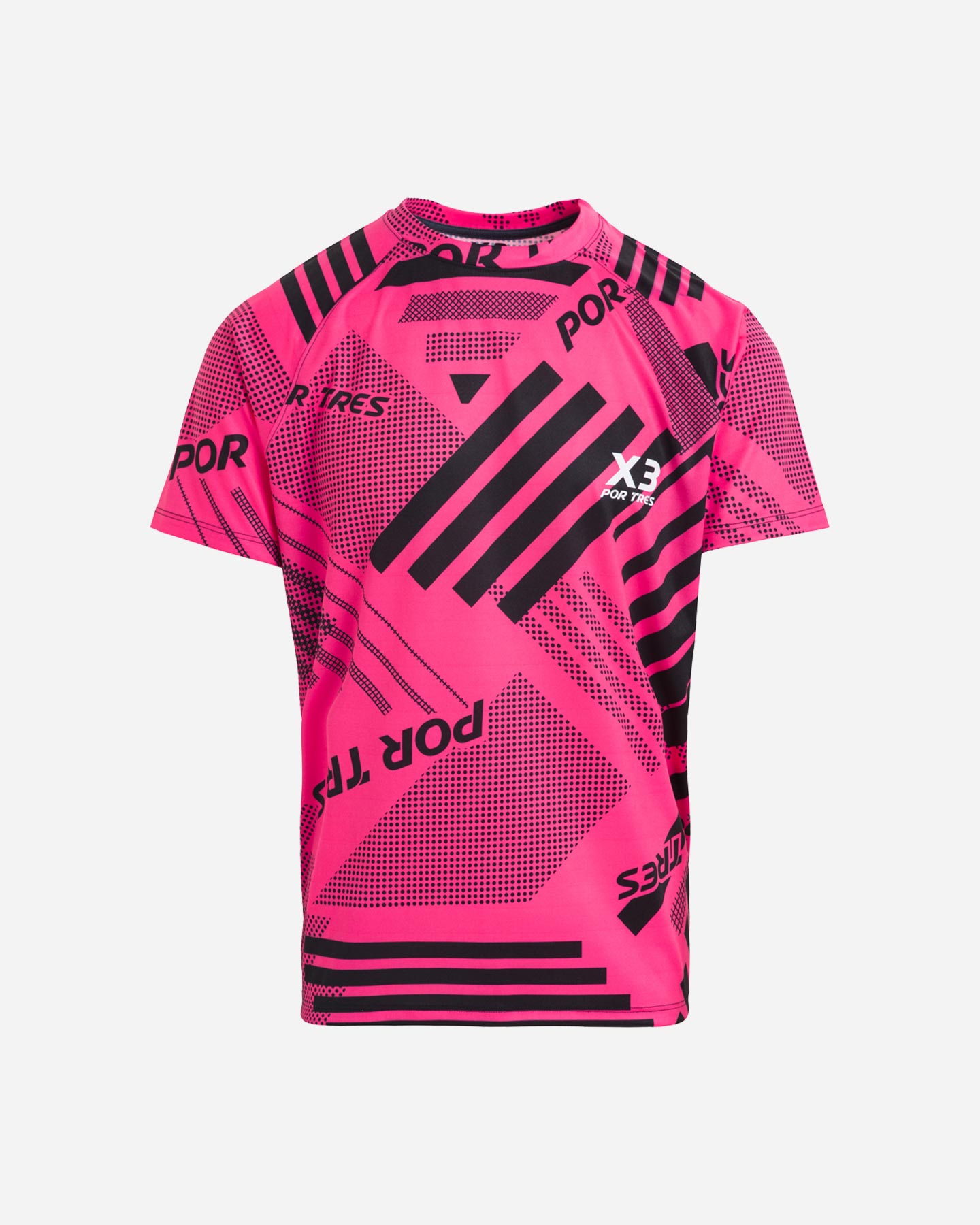 T-shirt tennis X3 POR TRES MILANO M - Fucsia - 0 | Cisalfa Sport