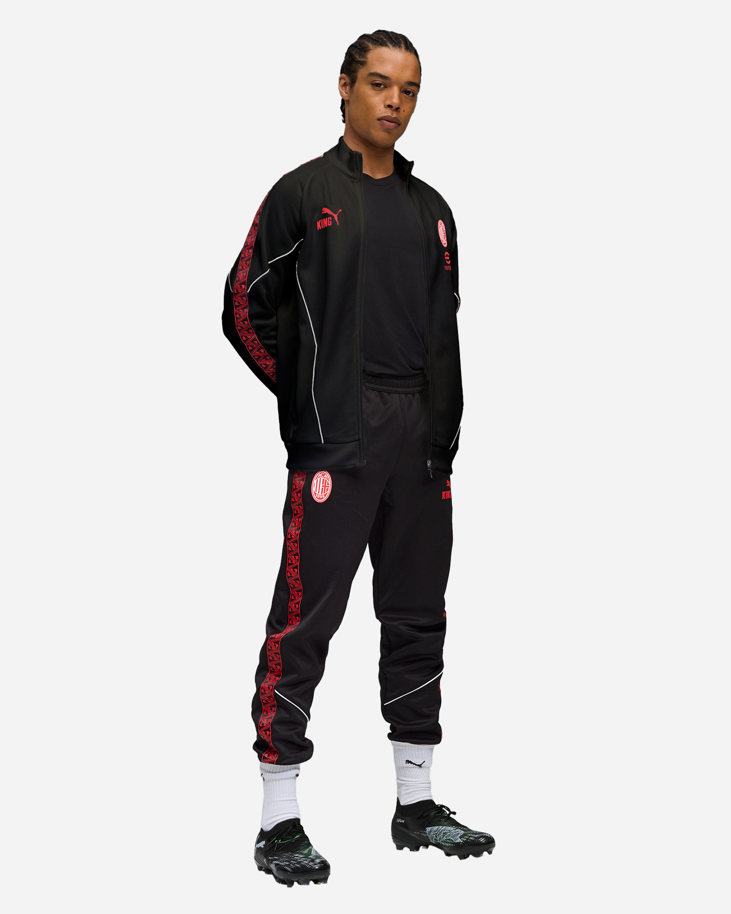 Abbigliamento calcio ufficiale PUMA MILAN KING PREMATCH 25-26 M - Color mix - 4 | Cisalfa Sport