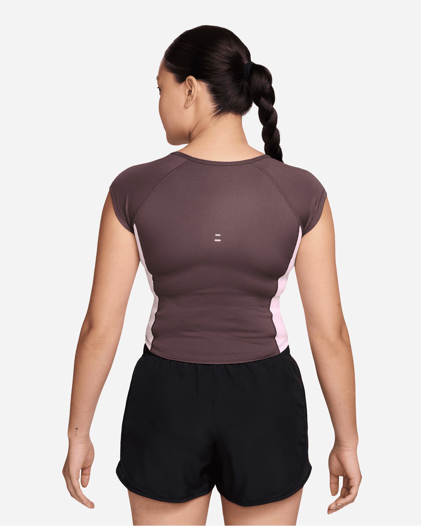 T-shirt running NIKE SWOOSH W - Marrone - 1 | Cisalfa Sport