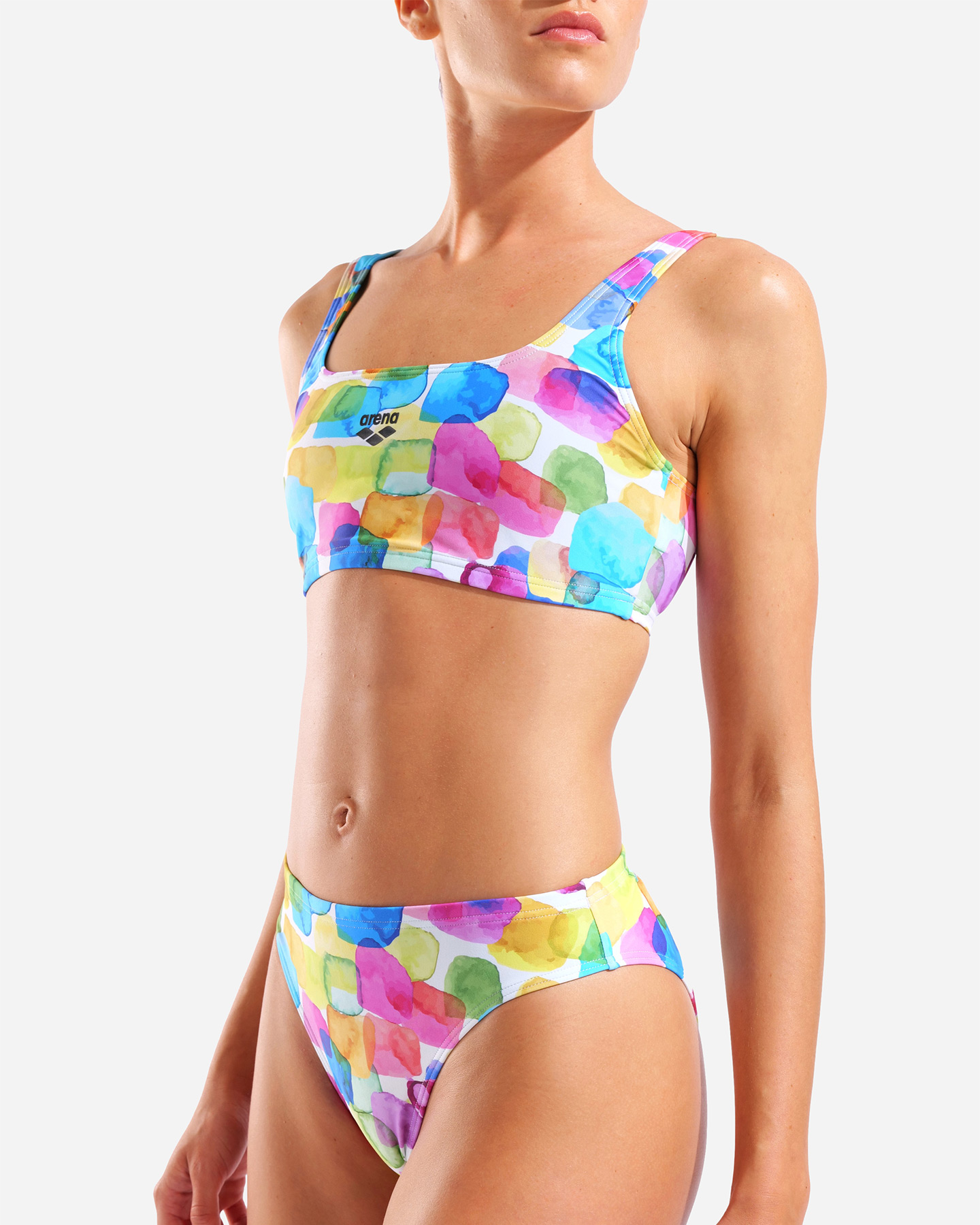 Costume piscina ARENA GLASS TWO PIECES W - Color mix - 3 | Cisalfa Sport