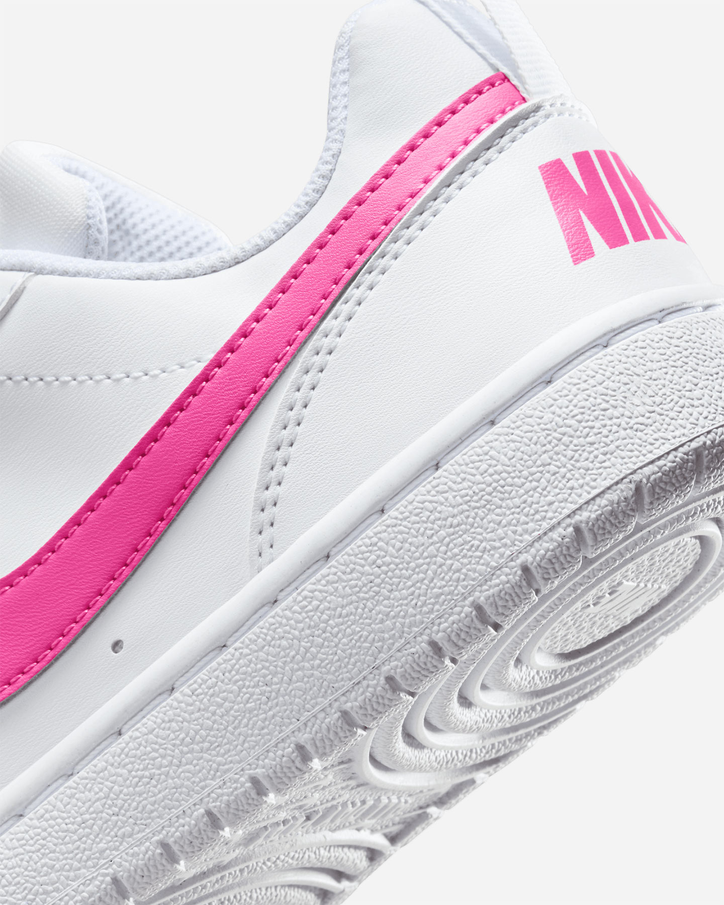 Scarpe sneakers NIKE COURT BOROUGH LOW RECRAFT GS JR - Bianco - 5 | Cisalfa Sport