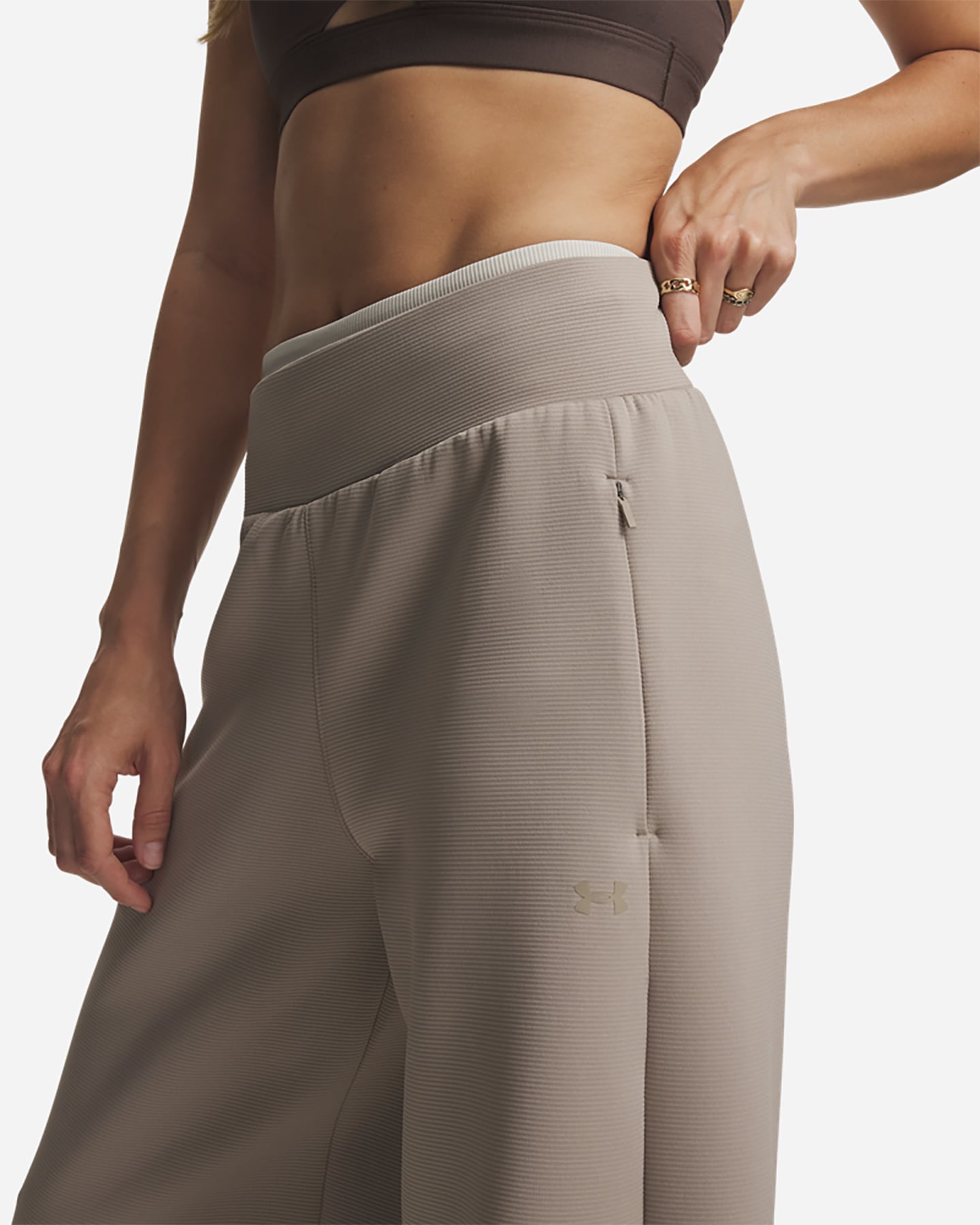 Pantalone UNDER ARMOUR UNSTOPPABLE W - Bianco - 4 | Cisalfa Sport