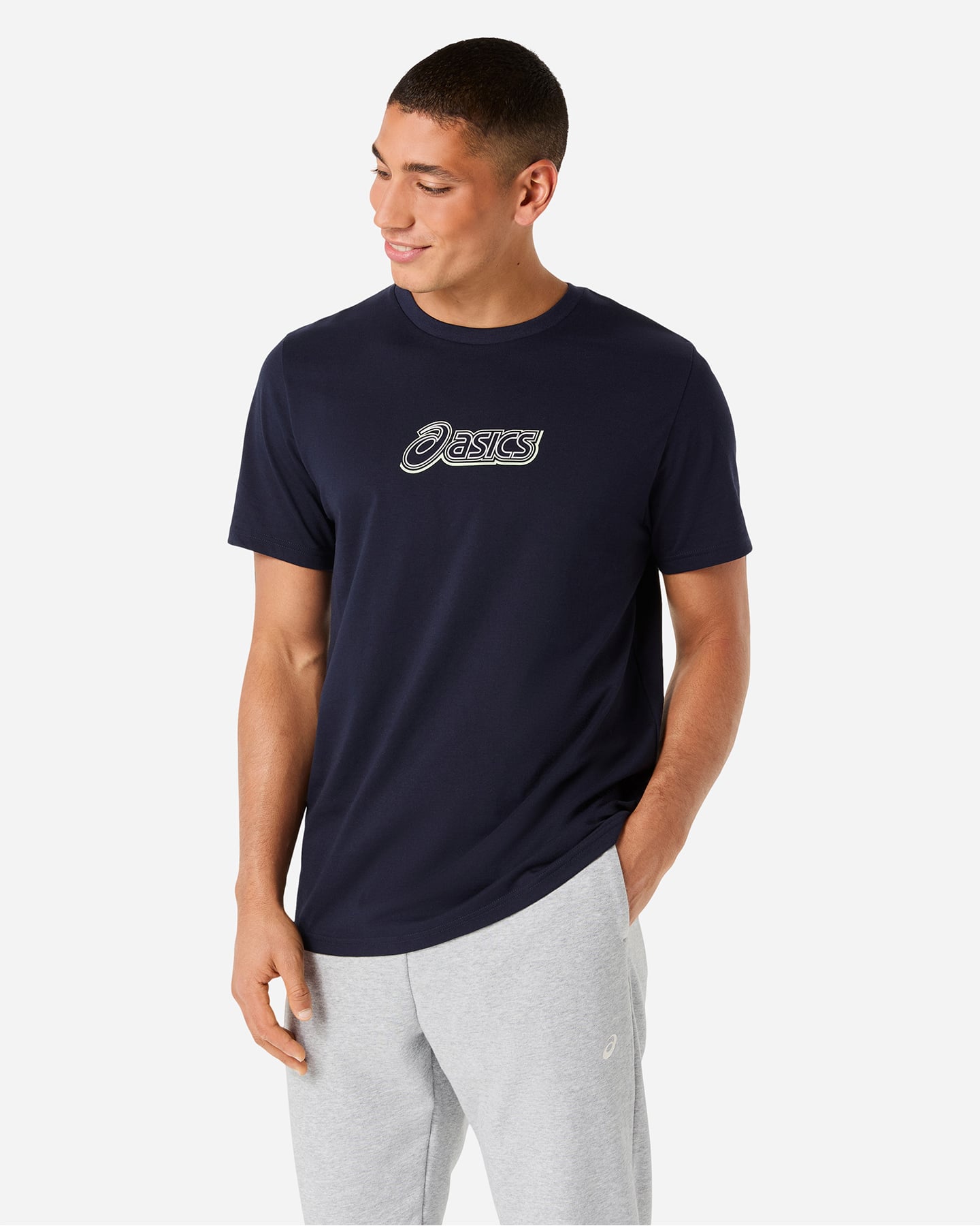 T-shirt ASICS LOGO M - Blu - 1 | Cisalfa Sport