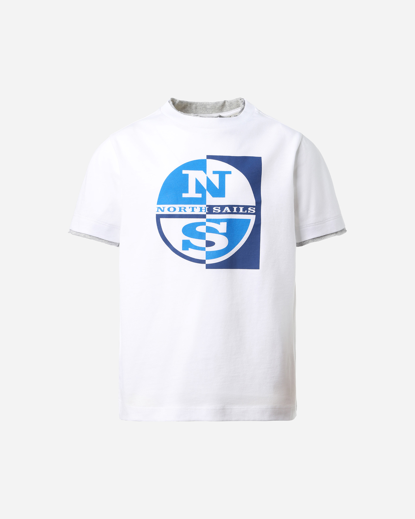 T-shirt NORTH SAILS BIG LOGO JR - Bianco - 0 | Cisalfa Sport