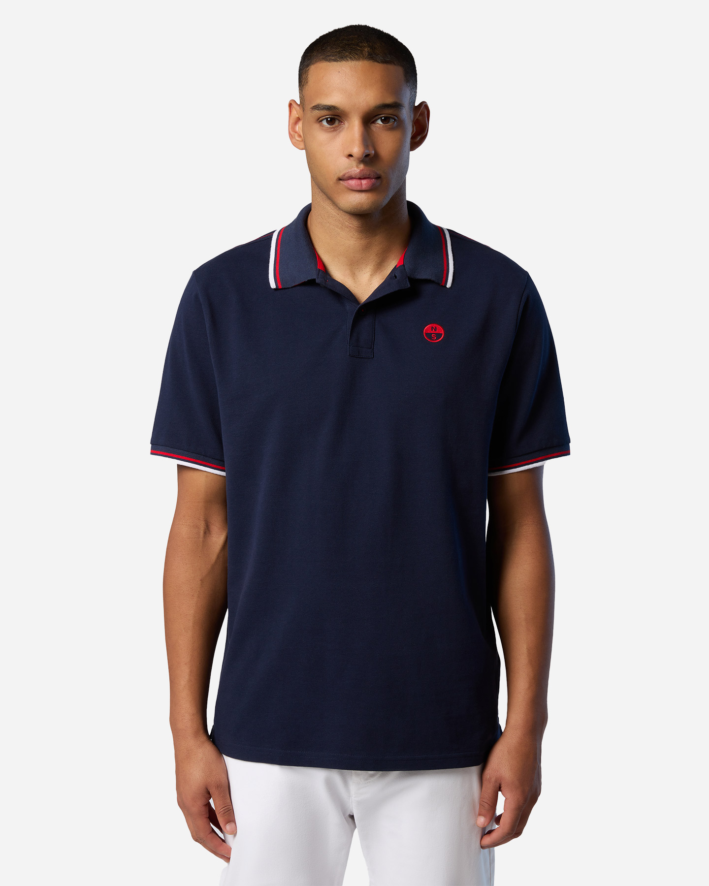 Polo NORTH SAILS PIQUET REGULAR STRIPE M - Blu - 1 | Cisalfa Sport