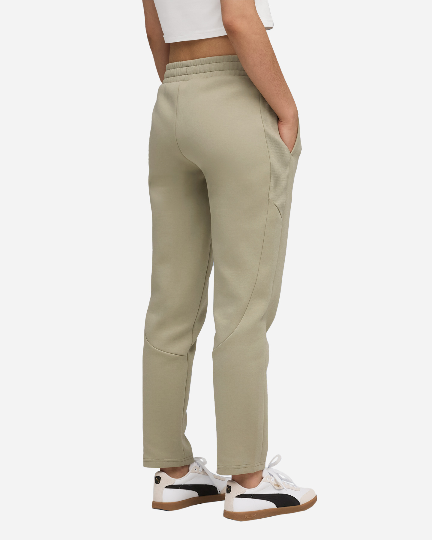 Pantalone PUMA EVOSTRIPE W - Verde - 3 | Cisalfa Sport