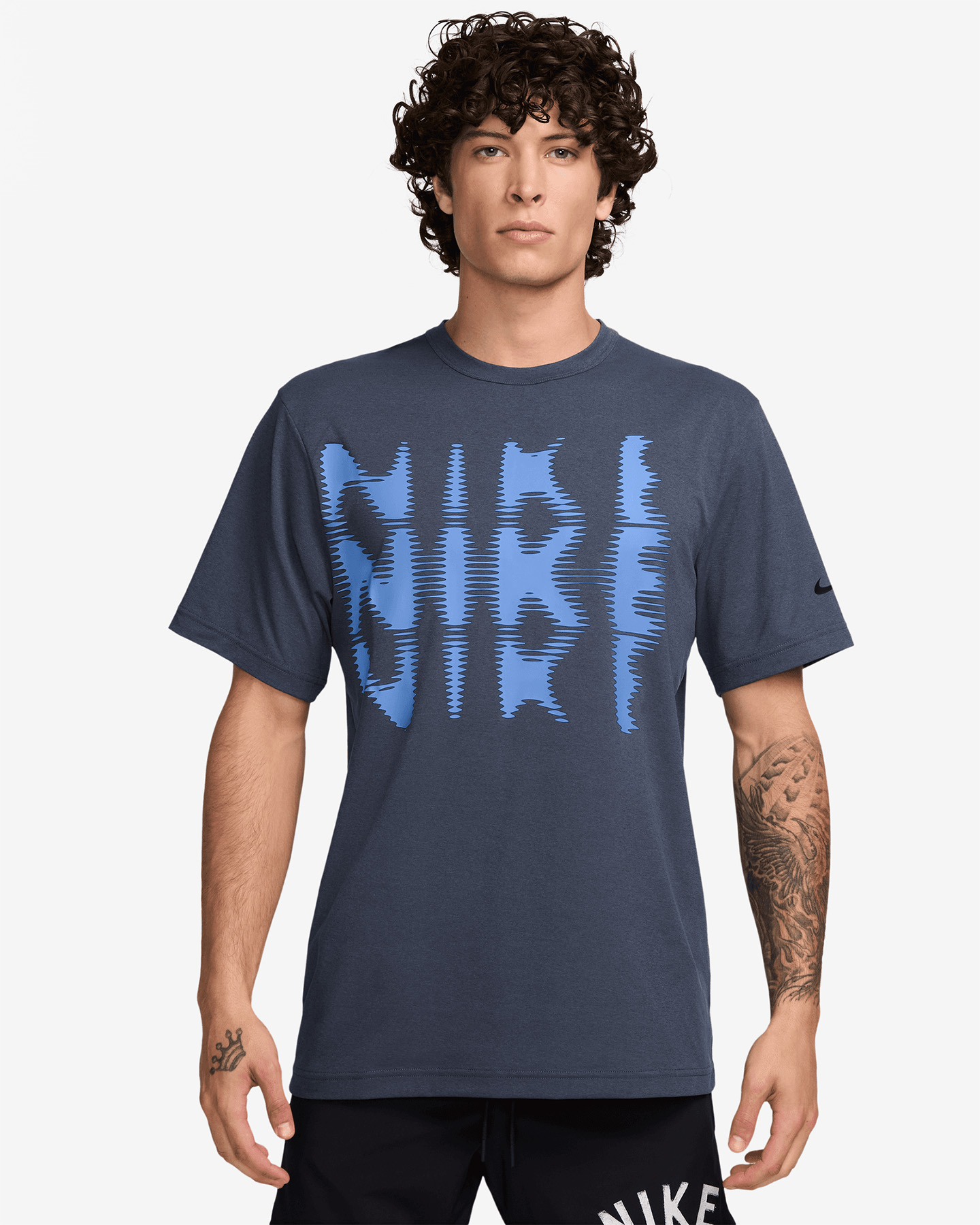 T-shirt training NIKE HYVERSE SWOOSH M - Blu - 0 | Cisalfa Sport